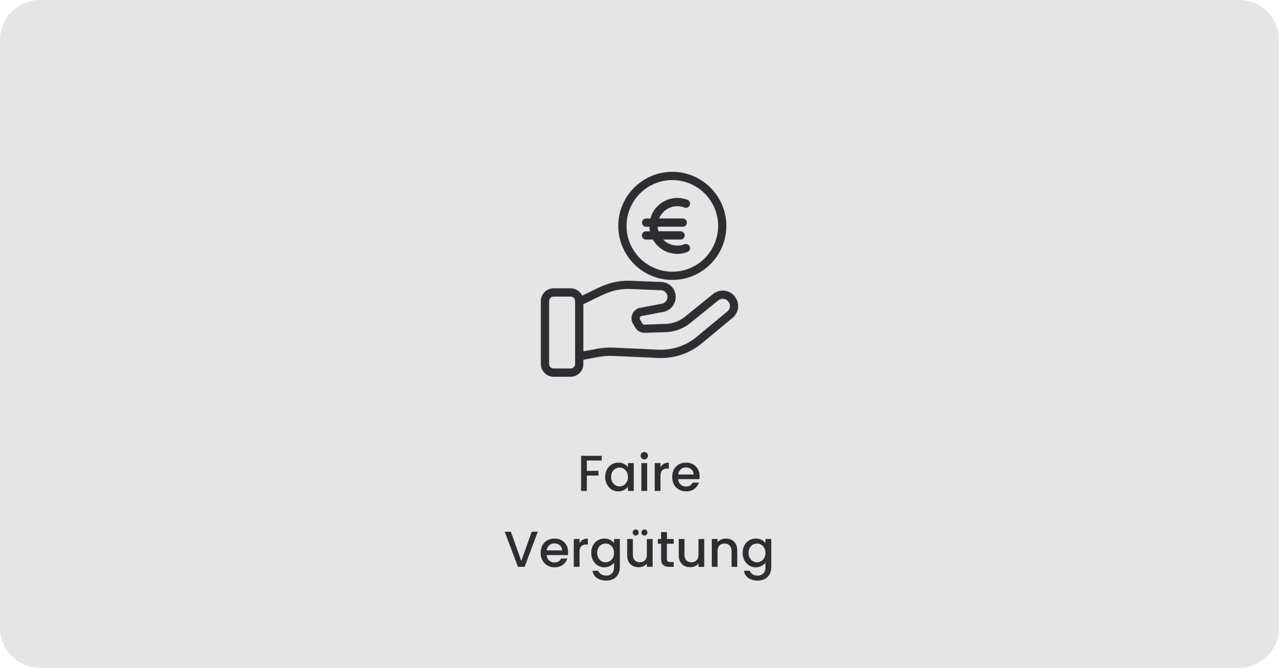 Faire Vergütung